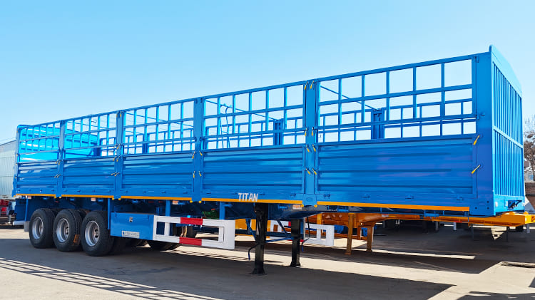 Tri Axle Fence Semi Trailer for Sale in Zimbabwe