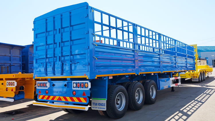 Tri Axle Fence Semi Trailer for Sale in Zimbabwe