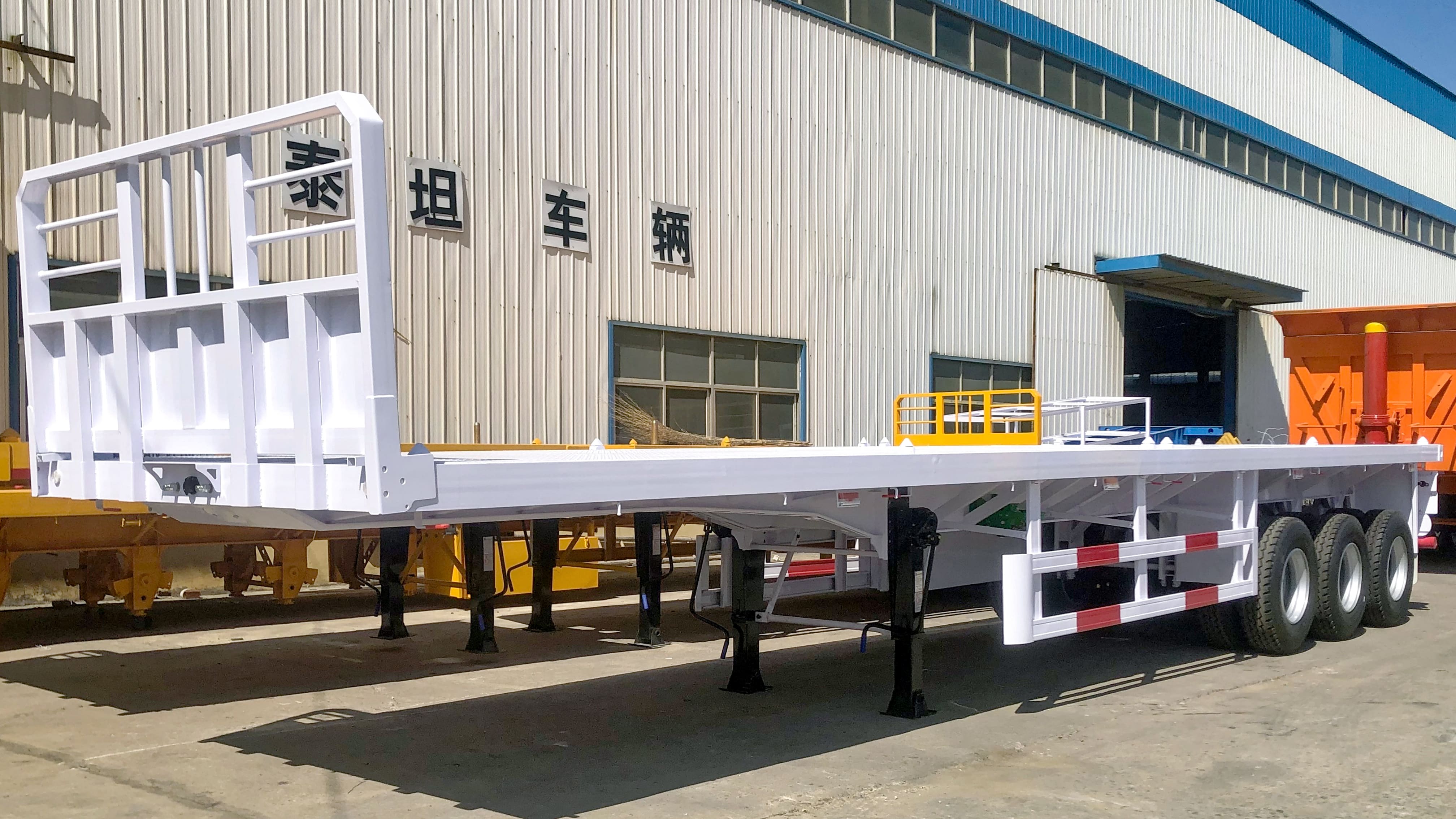 40 Foot Trailer|Flatbed Trailer with Front Board for sale near me in Zambia