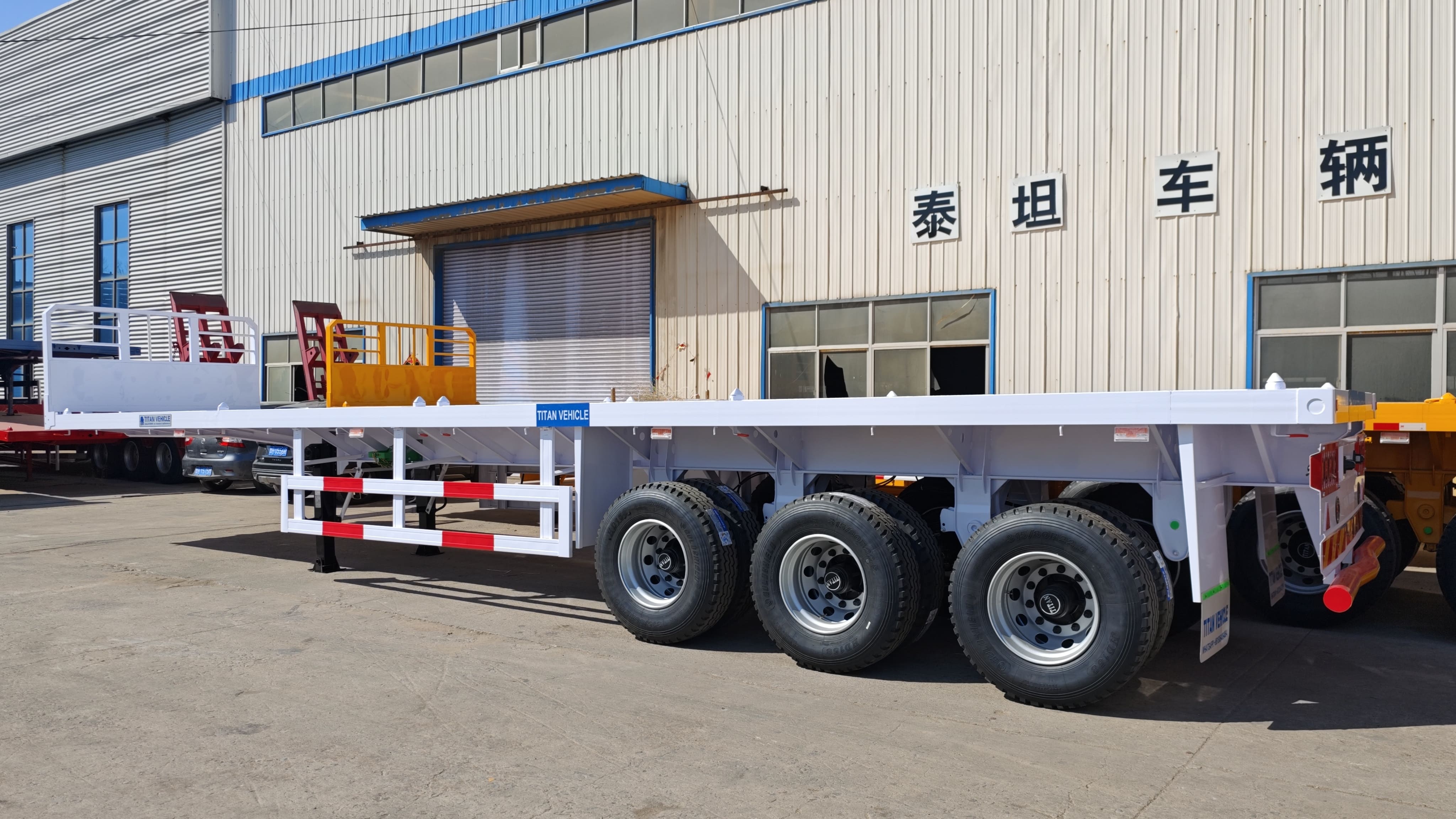 40 Foot Trailer|Flatbed Trailer with Front Board for sale near me in Zambia