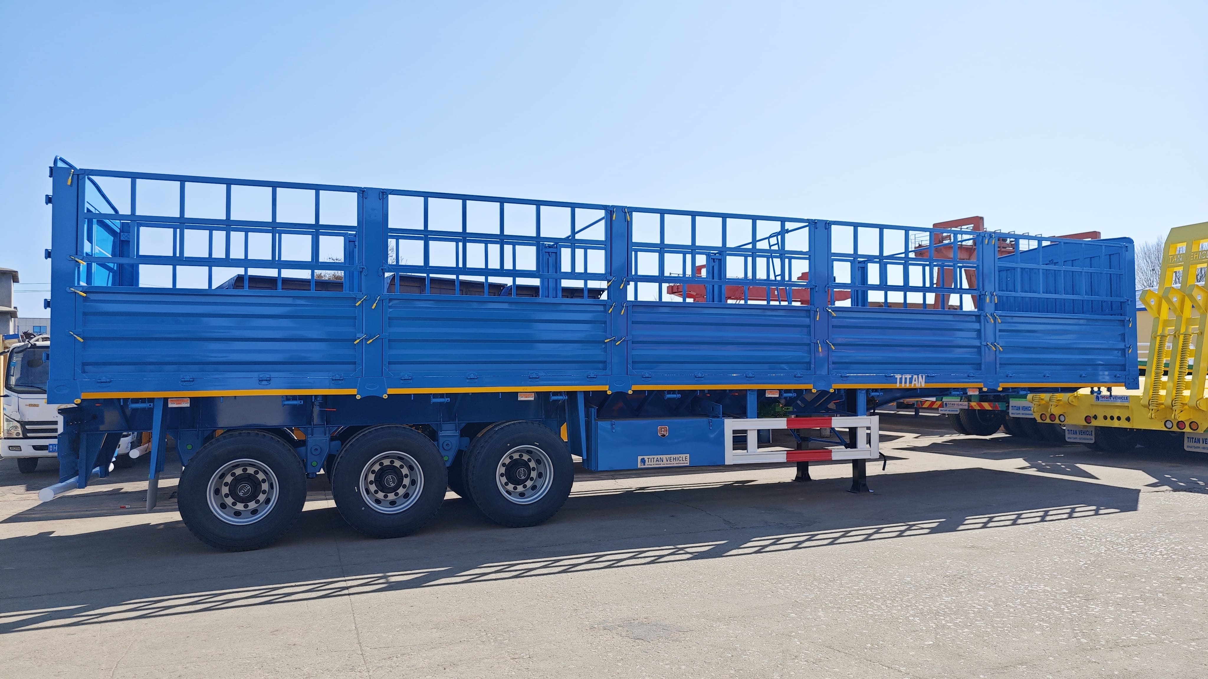 3 Axle Fence Semi Trailer for Sale in Nigeria