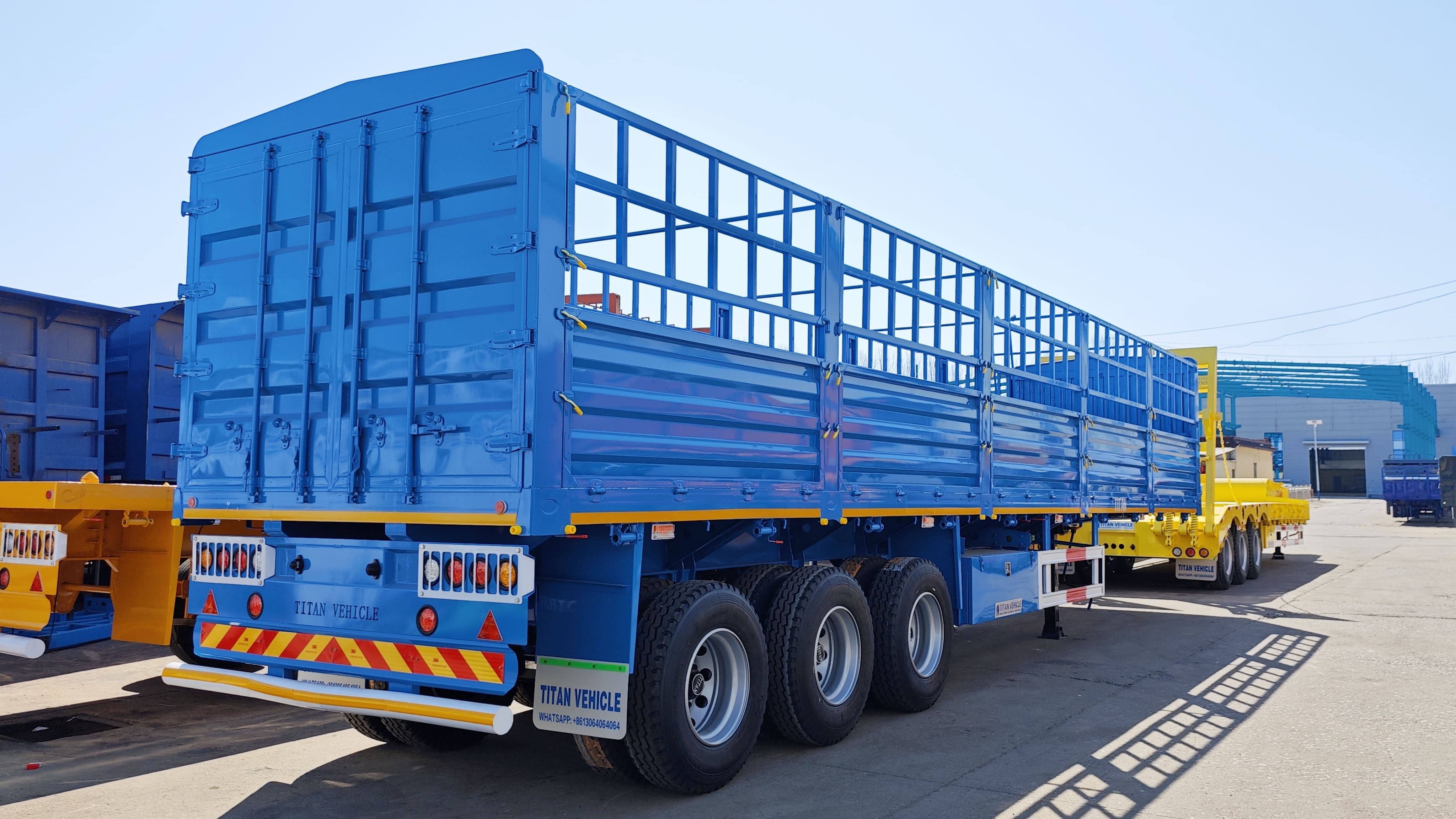3 Axle Fence Semi Trailer for Sale in Nigeria