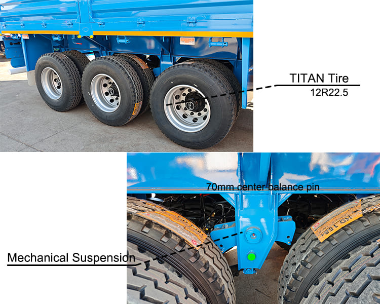 3 Axle Fence Semi Trailer for Sale in Nigeria