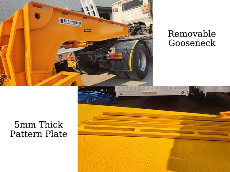 3 Axles Removable Gooseneck Trailer | What Is a Removable Gooseneck Trailer for Sale