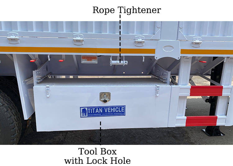 Cargo Semi Trailer | Grid Position Semi Trailer with Fence in Kenya