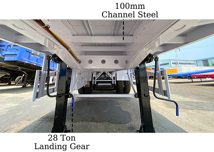 Cargo Semi Trailer | Grid Position Semi Trailer with Fence in Kenya
