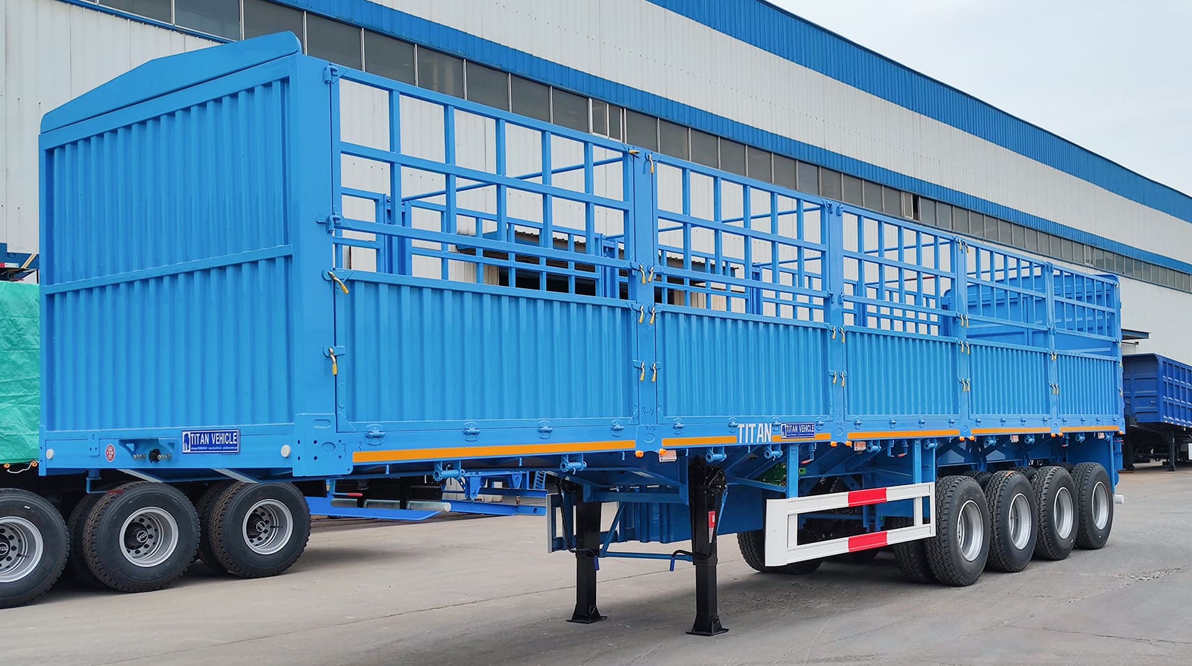 2025 New China Flatbed fence Semi Trailer for Sale in Mauritius