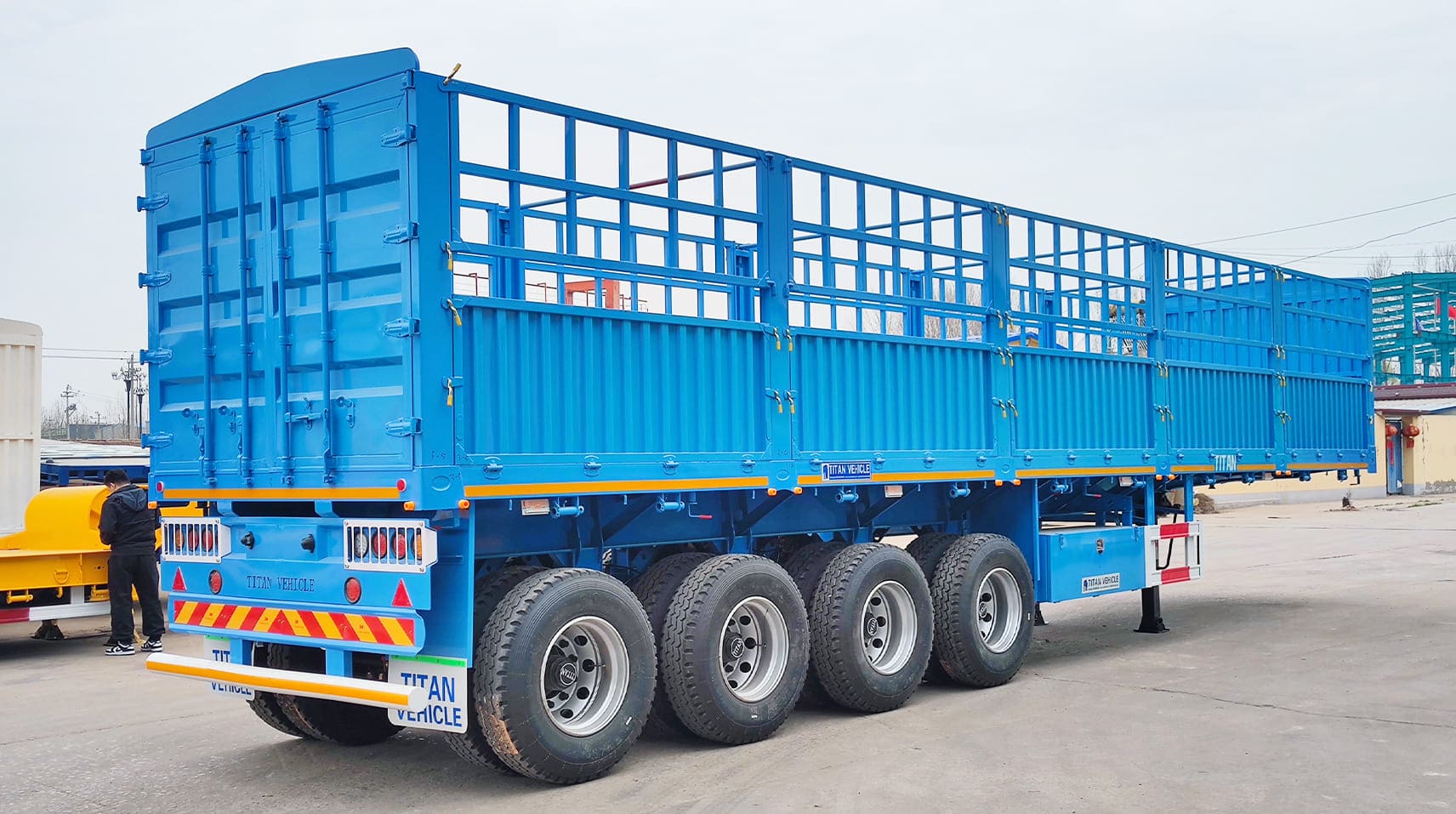 Fence Cargo Trailer | Fence Cargo Truck Trailer for Sale in Dakar Senegal
