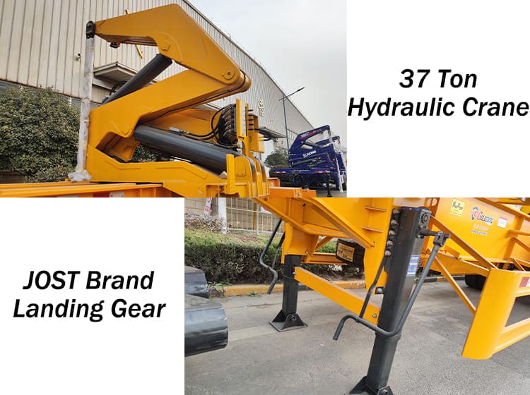 Container Side Loader Trailer | 40T Container Side lift Trailer for Sale in Angola
