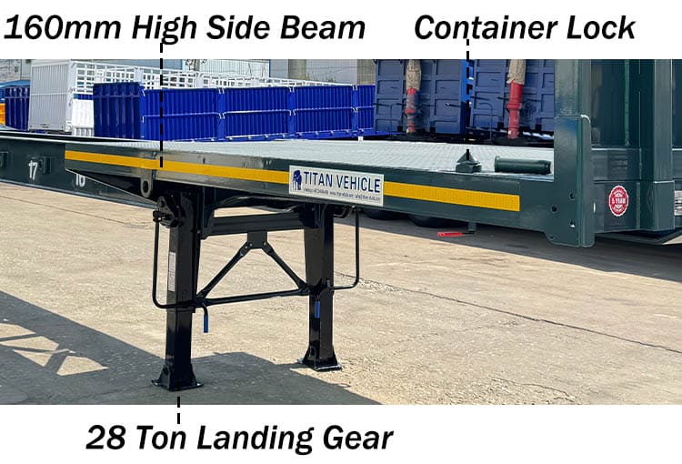 20m Extendable Semi Trailer for Sale in Philippines