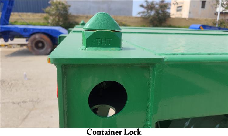4 Axle 40ft ISO Chassis Container Trailer for Sale In Jamaica