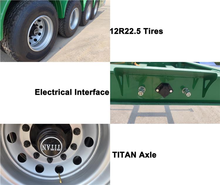 4 Axle Shipping Container Trailer Price for Sale In Venezuela