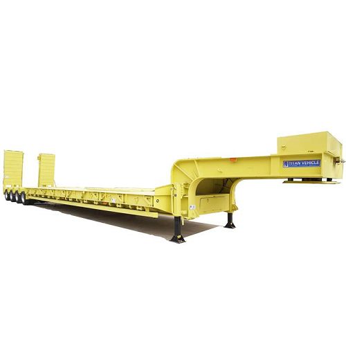 4 Lines 8 Axles Low Bed Trailer