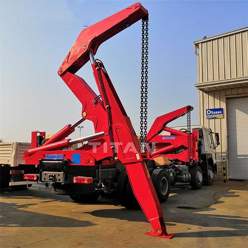20ft Side Loader Container Truck Semi Trailer