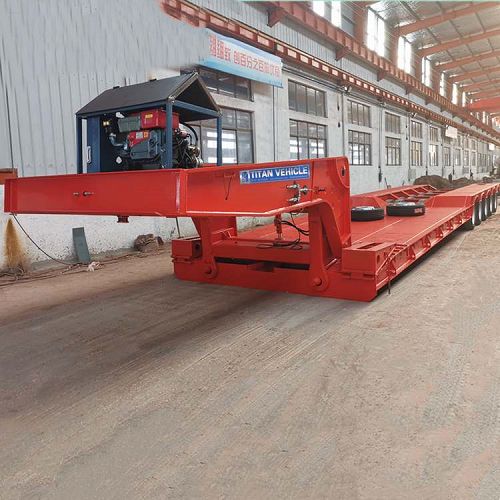 Front Loading Lowboy Trailer