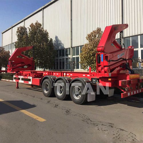 40 Foot Side Loader Container Transport