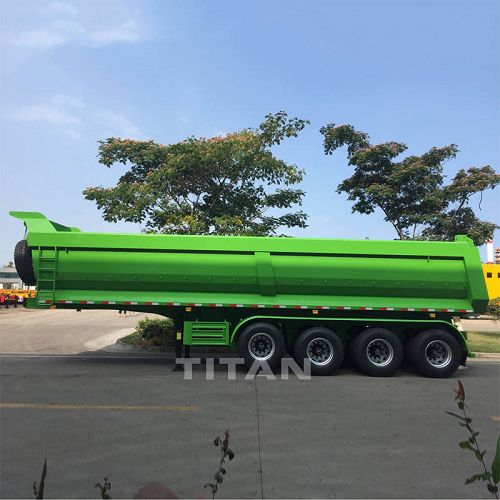 4 Axle Tractor Tipping Trailer