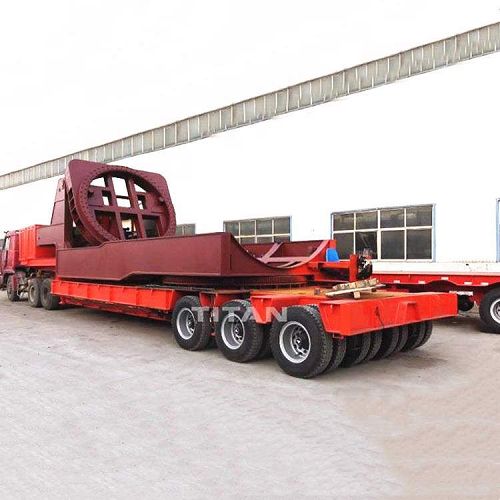 3 Line 6 Axle Wind Tower Adapter Trailer