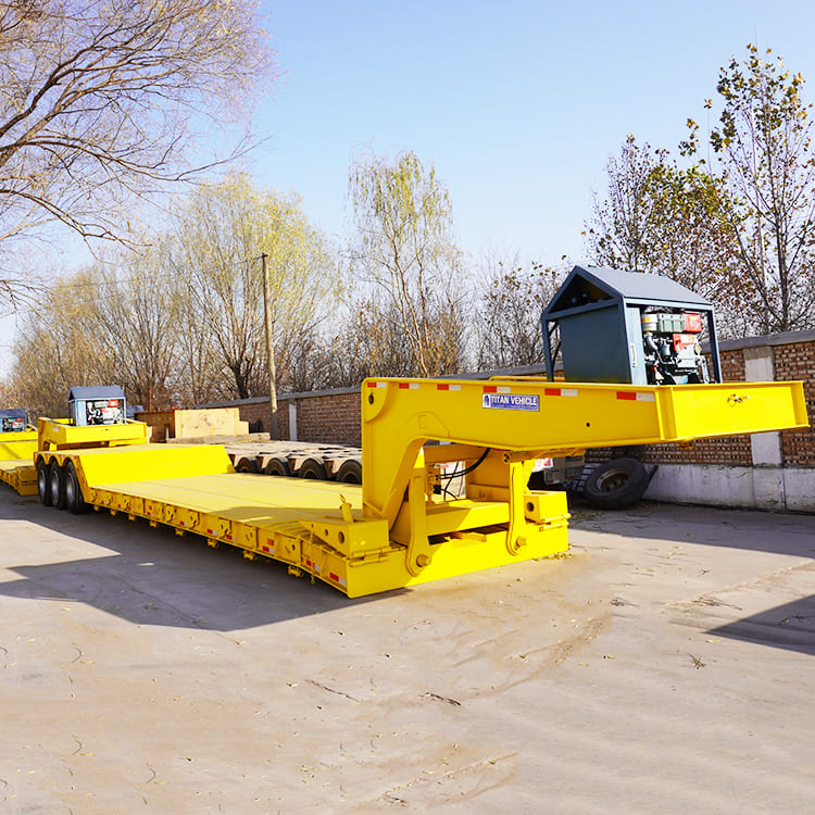 80T Removable Gooseneck Semi Trailer