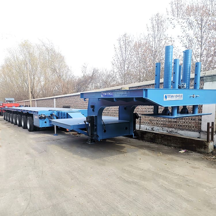 8 Axle Extendable Wind Blade Transport Trailer