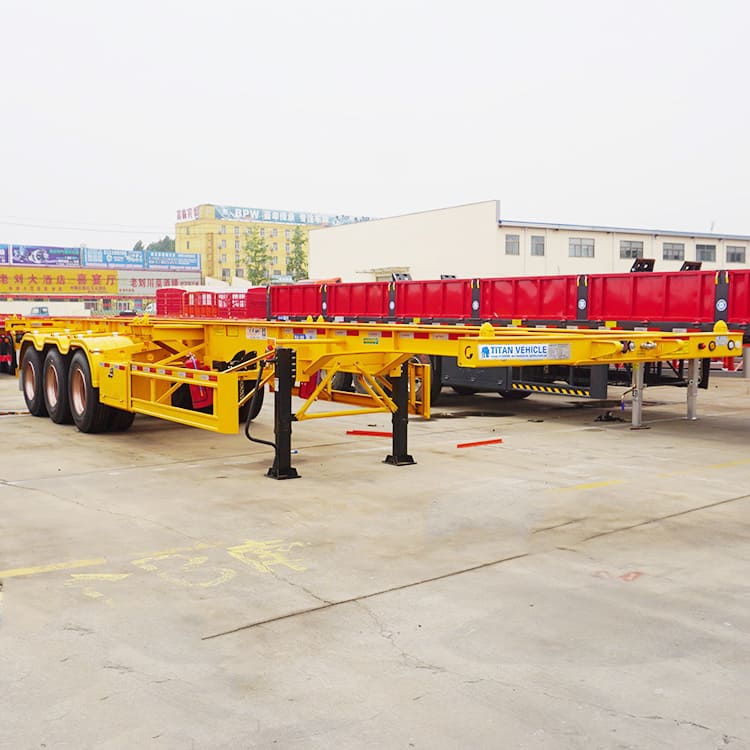 40 Feet Skeletal Container Transport Trailer