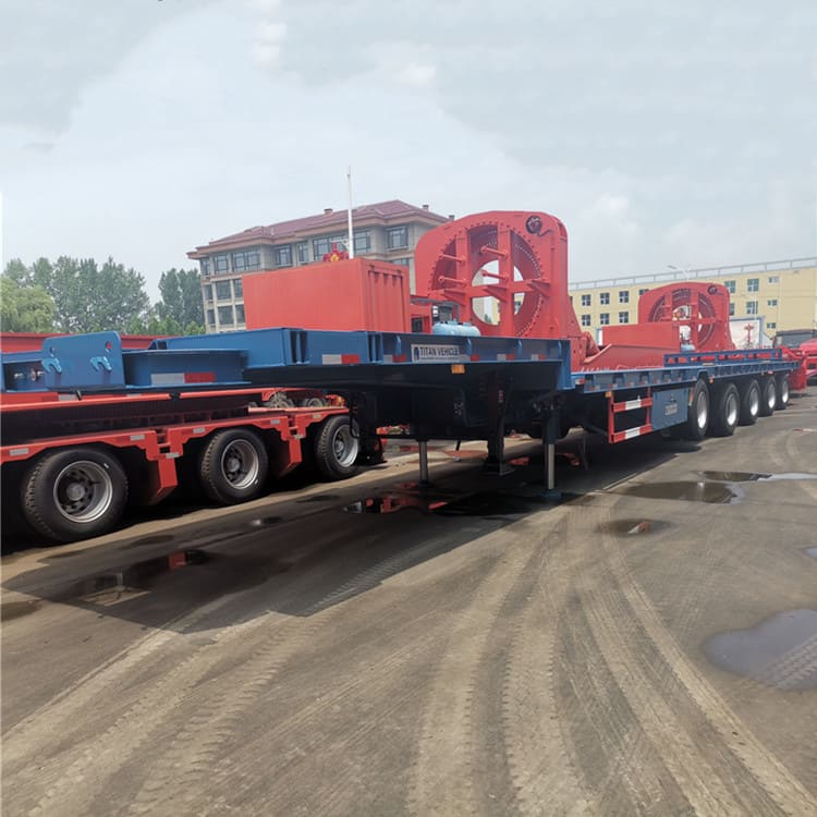 5 Axle 55M Extendable Drop Deck Semi Trailer