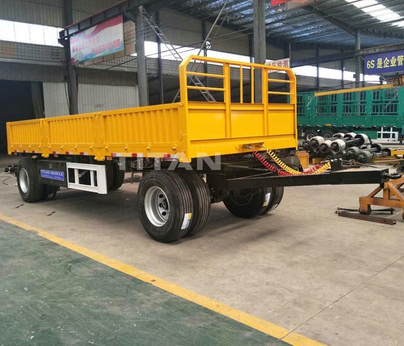 Turntable Livestock Drawbar Trailer