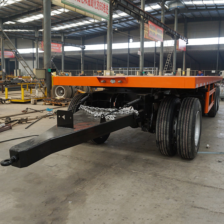 Flatbed Drawbar Pulling Trailer