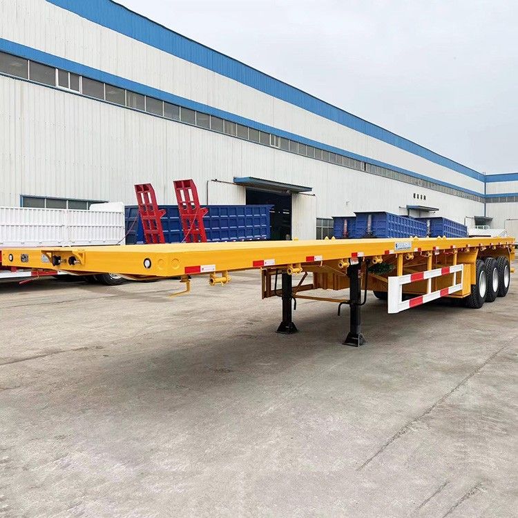 12M Tri Axle Flatbed Tractor Trailer