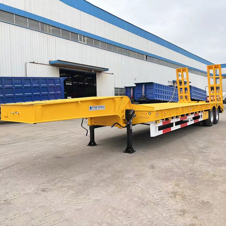 2 Axle Tractor Low Loader Trailer