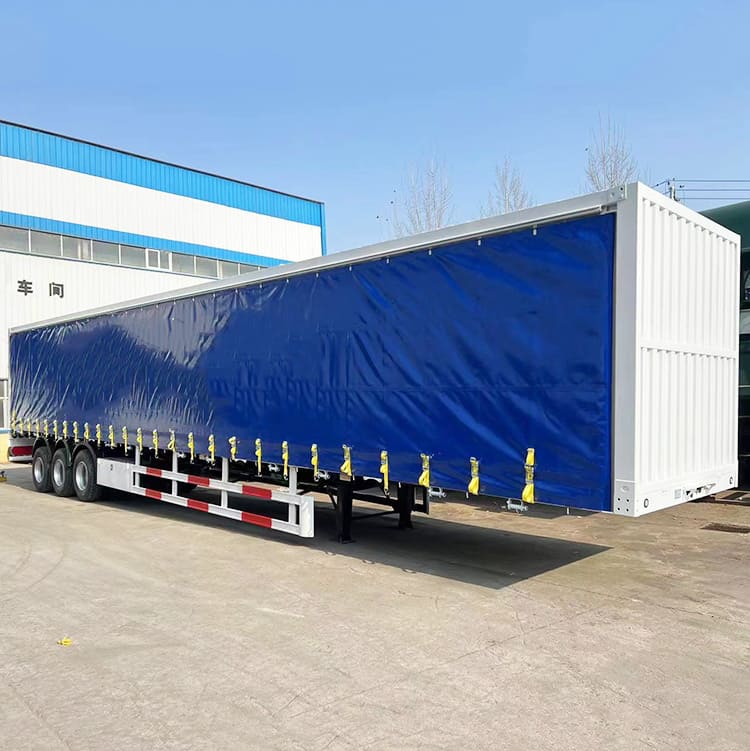 3 Axle Curtain Side Semi Trailer 