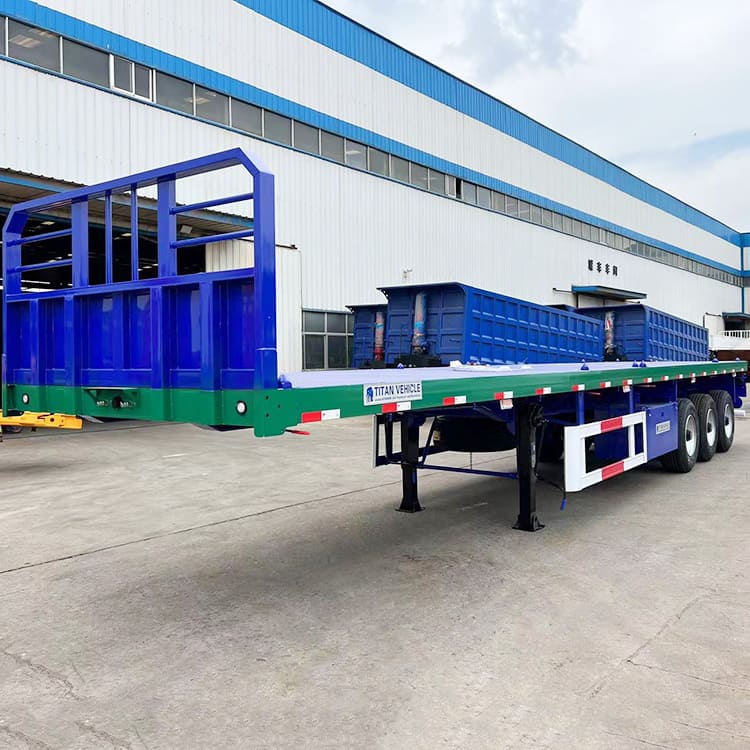 Triple Axle 40Ft Flat Deck Trailer