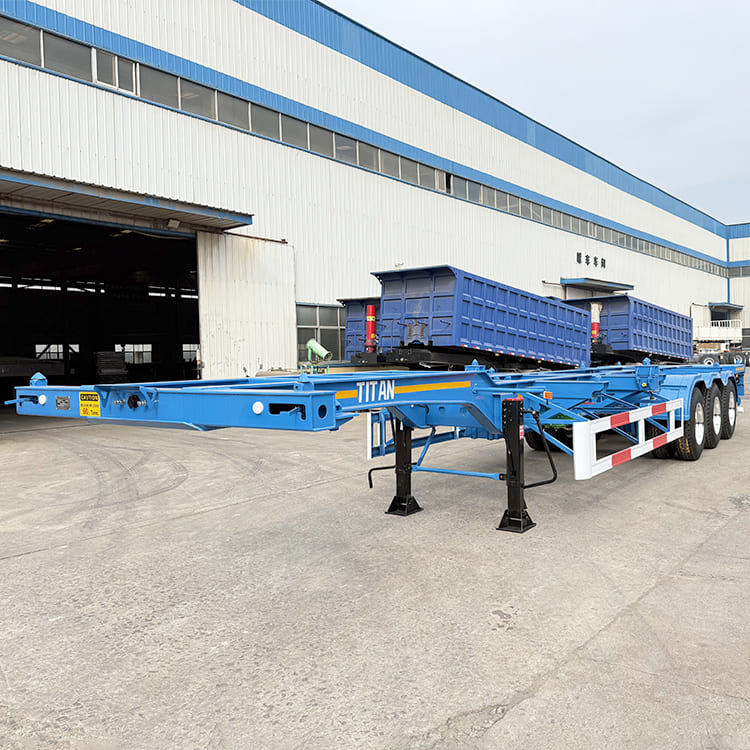 3 Axle Container Chassis Trailer