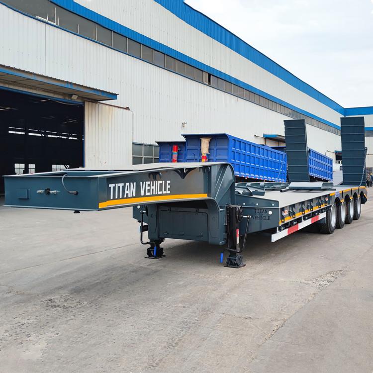 4 Axle Semi Low Loader Trailer