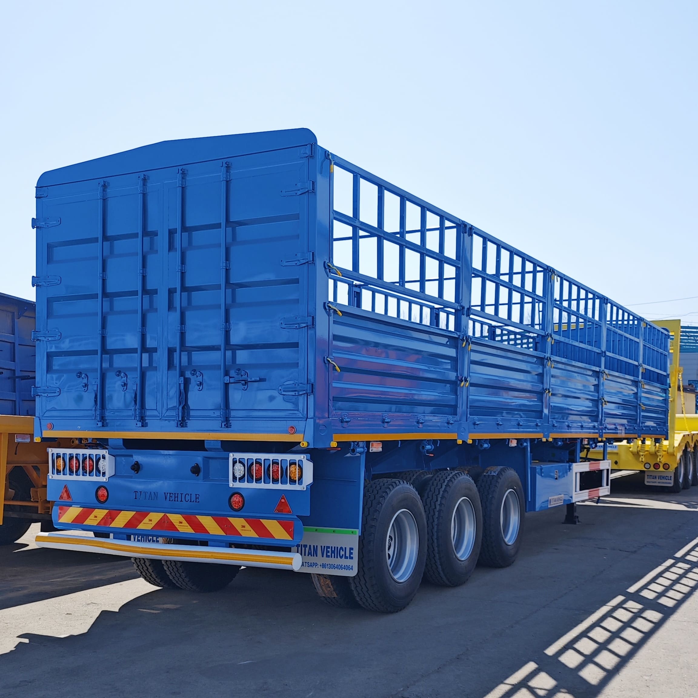 3 Axle Fence Cargo Trailer