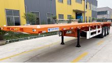 40 Feet 3 Axle Flatbed Semi Trailer