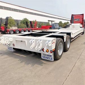 2 Line 4 Axle Low Loader Trailer