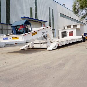 120 ton Gooseneck Lowboy Semi Trailer
