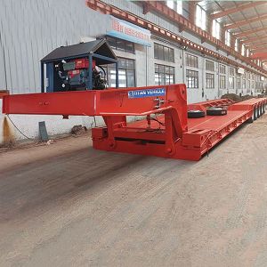 Front Loading Lowboy Trailer