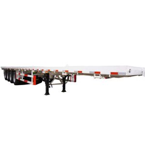 4 Axle 40 Ft Flatbed Semi Trailer