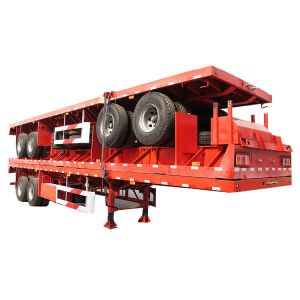 40 Ft Bogie Suspension Flatbed Trailer