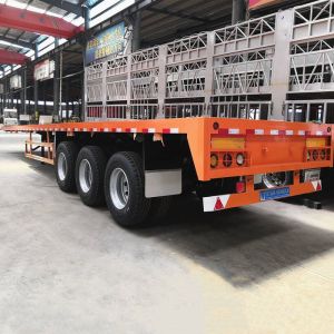 Tri Axle 40 Foot Flatbed Trailer