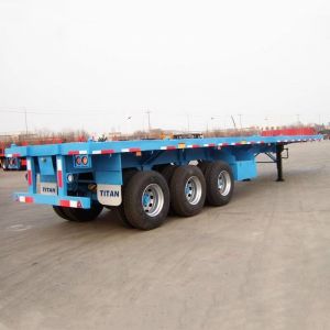 Tri Axle 40 Foot Flatbed Trailer