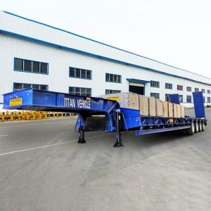 100T 4 Axle Low Loader Trailer