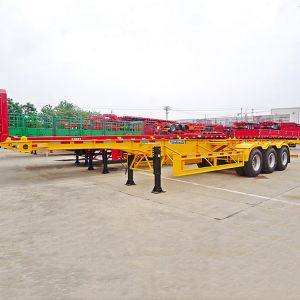 Tri Axle 40 Ft Container Chassis Trailer