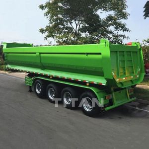 4 Axles 33CBM End Dump Trailer