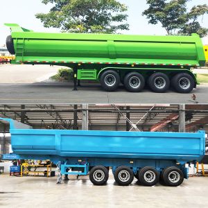 4 Axles 60T Semi End Dump Trailer