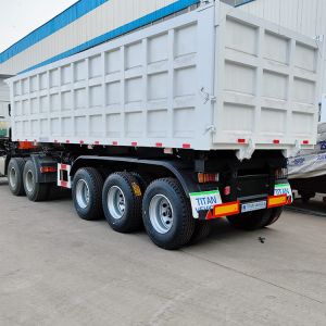 35CBM End Dump Semi Trailer