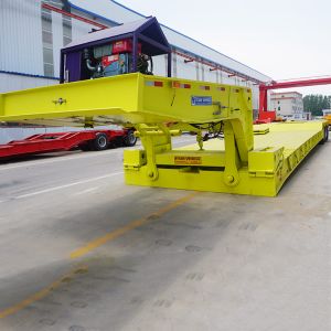 3 line 6 Axle Front Loading Low Bed Trailer
