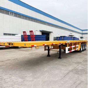 12M Tri Axle Flatbed Tractor Trailer